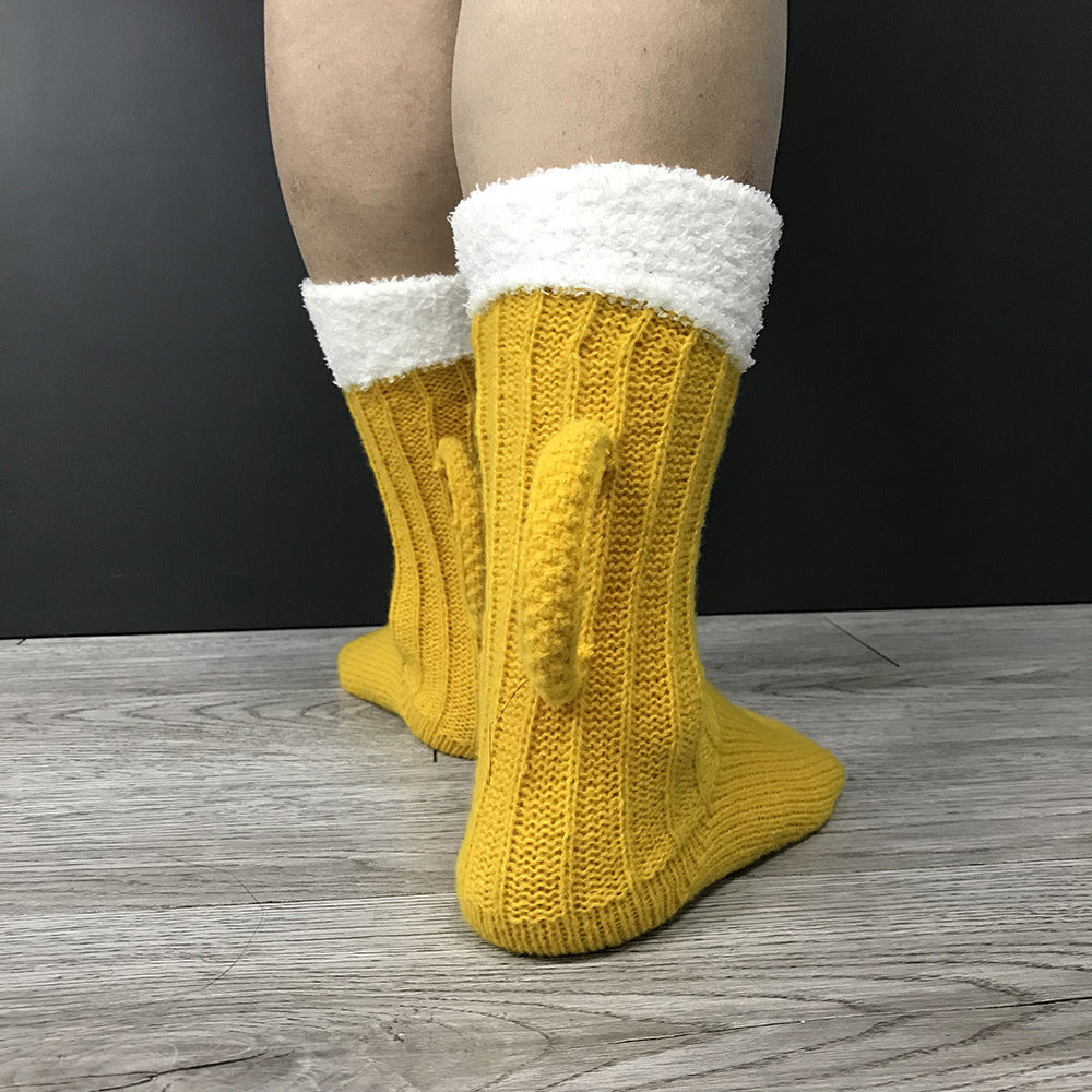 3D Beer Mug Tube Socks