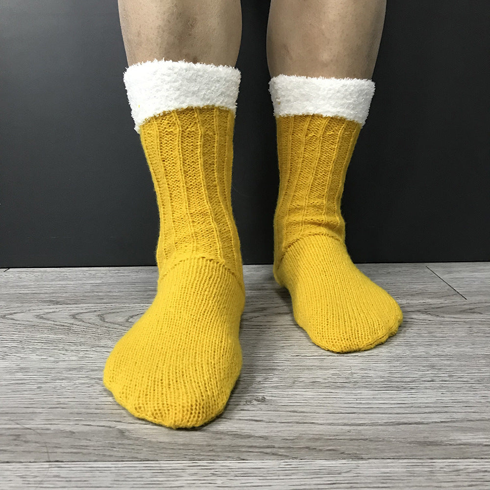 3D Beer Mug Tube Socks